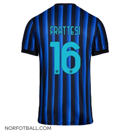 Billige Fotballdrakt Inter Milan Davide Frattesi #16 Replika Hjemmedrakt 2025-26 Kortermet Billige Fotballdrakt Inter Milan Davide Frattesi #16 Replika Hjemmedrakt 2025-26 Kortermet